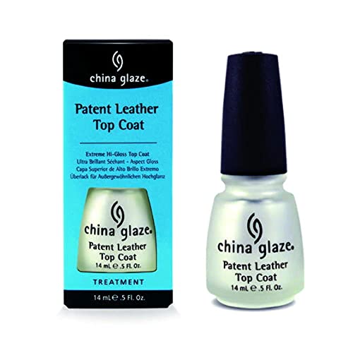 china glaze PATENT LEATHER Extreme Hi-Gloss Top Coat .5 fl oz