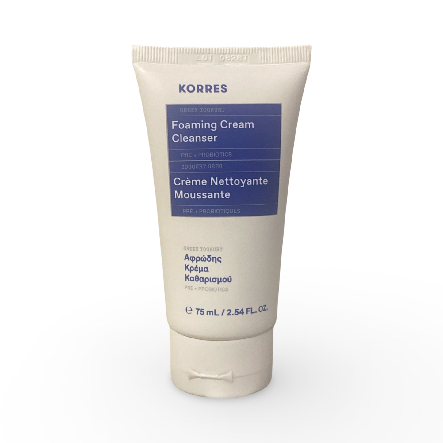 Korres Foaming Cream Cleanser Travel Size 2.54 Oz