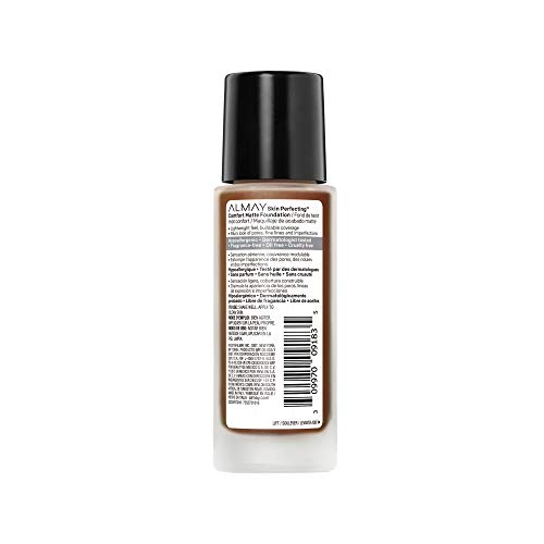 Almay Skin Perfecting COMFORT MATTE Oil Free Foundation, 170 Natural Sun Beige 1 fl oz