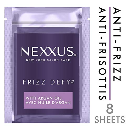 Nexxus FRIZZ DEFY Anti-Frizz Sheets with Argan Oil, 8 Sheets