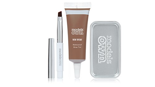 Models Own Now Brow Tint Kit: Chestnut 03, 1 tint, 1 brow brush, 1 mixing tray, 1 carrying case
