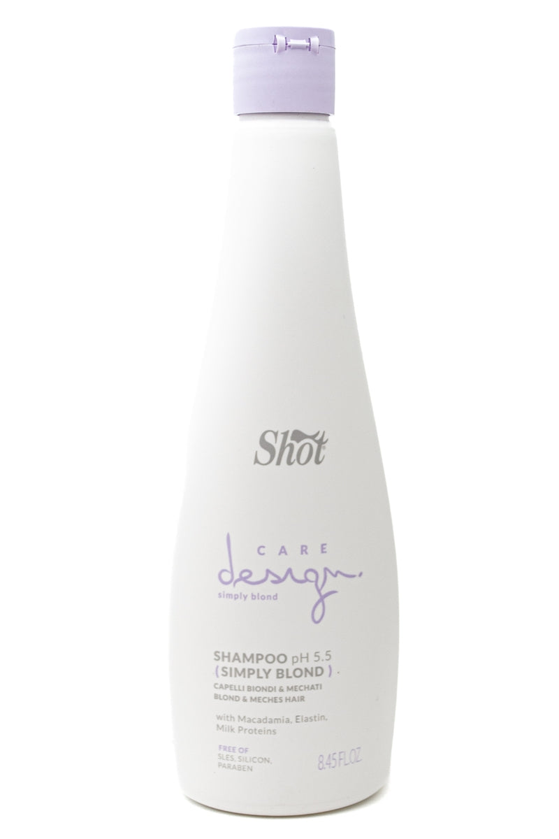 Shot CARE Design Simply Blonde PH 5.5 Shampoo 8.45 fl oz
