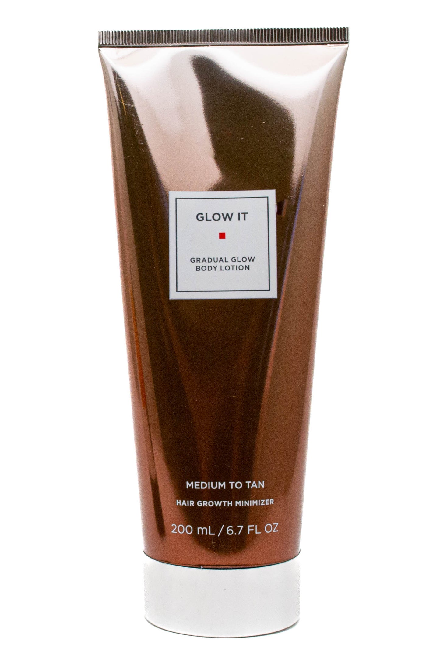 Glow It Gradual Glow Body Lotion Medium to Tan Hair Growth Minimizer 6.7 fl oz