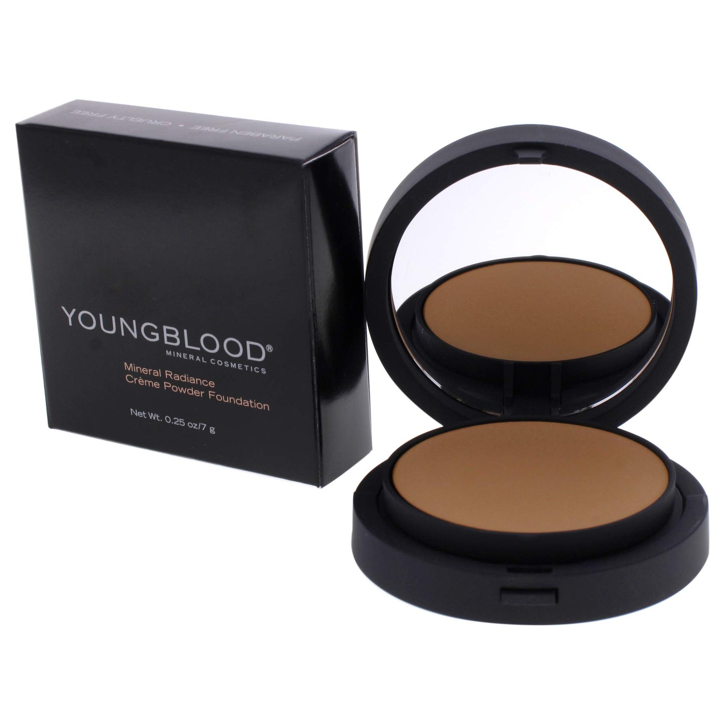 Youngblood MINERAL RADIANCE Creme Powder Foundation, Tawnee .25oz
