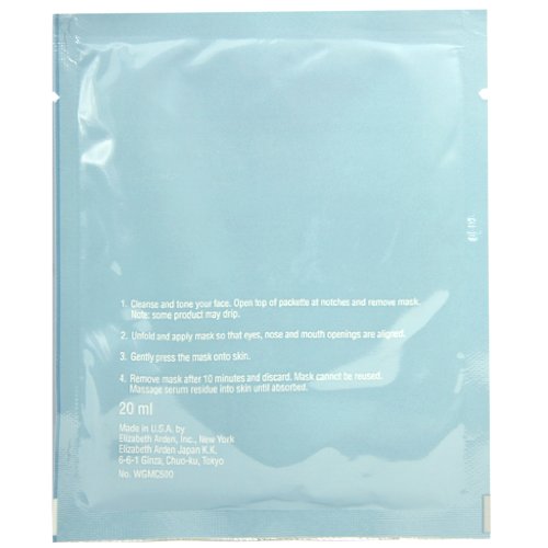 Elizabeth Arden White Glove Extreme Skin Care Intensive Revitalizing Mask 4 Packets Each 0.68 Oz