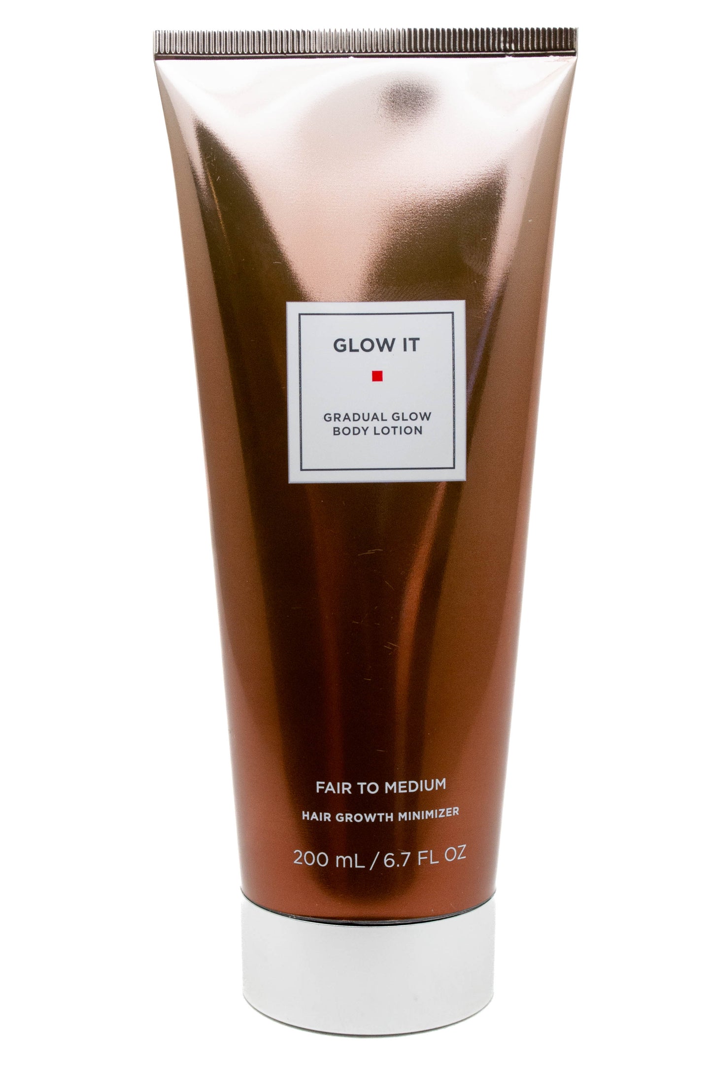 Glow It Gradual Glow Body Lotion Fair to Medium Hair Growth Minimizer 6.7 fl oz