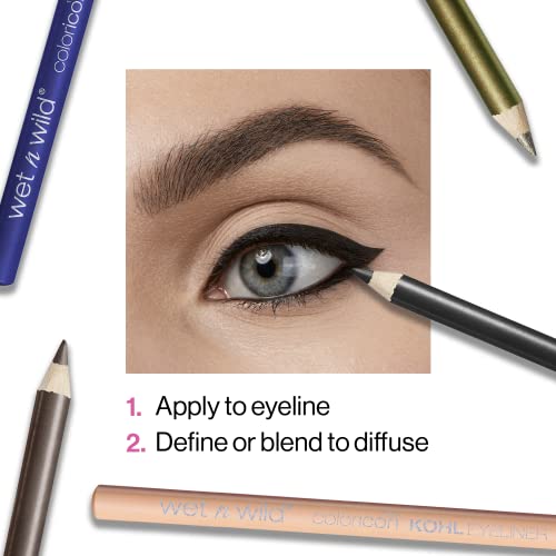 Wet n Wild COLORICON Kohl Eyeliner, Baby's Got Black .04oz