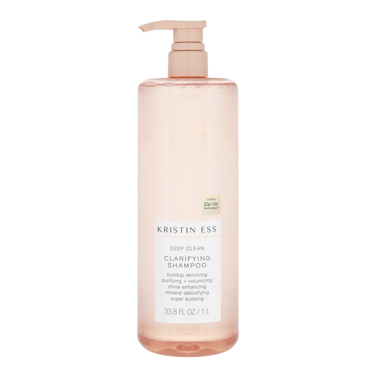 Kristin Ess Deep Clean Clarifying Shampoo for Buildup, Dirt + Oil - Cleanse + Detox, 1L