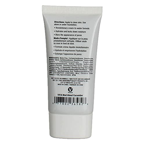 wet n wild PHOTOFOCUS Watre Drop Primer, Cucumber .68 fl oz