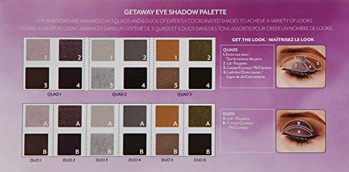 cargo Getaway Eye Shadow Palette: 12 Shadows (each .03 Oz.), Dual Ended Brush