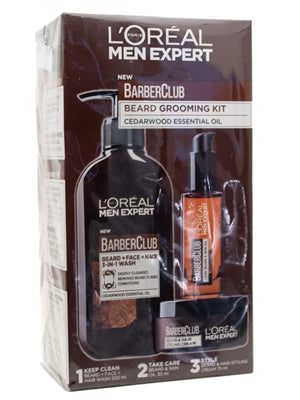 L'Oreal Men Expert BARBER CLUB 3pc Beard Grooming Kit