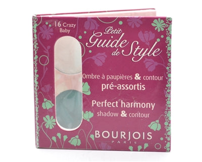 BOURJOIS Petit Guide de Style Perfect Harmony Shadow & Contour 16 Crazy Baby: Eyeshadow .05 Oz., Contour .04 Oz.
