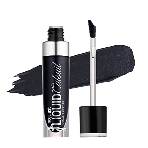 wet n wild Megalast LIQUID CATSUIT Metallic Lipstick, 13027 Shady Witch .21oz