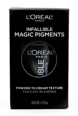 L'Oreal Infallible Magic Pigments, Powder to Cream Texture for Easy Blending, 456 Do Not Enter for Eyes .12oz