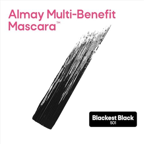 Almay Mascara, Volume, Length, Definition & Conditioning, Multi-Benefit Eye Makeup, Hypoallergenic and-Fragrance Free