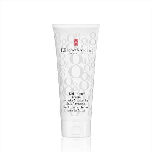 Elizabeth Arden Eight Hour Cream Intensive Moisturizing Hand Treatment, Travel Size Moisturizer, Rich Lotion for Dry, Cracked Skin, Non-Greasy, 2.3 oz