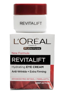 L'Oreal Paris REVITALIFT Hydrating Eye Cream, Anti-Wrinkle + Firming .5 fl oz