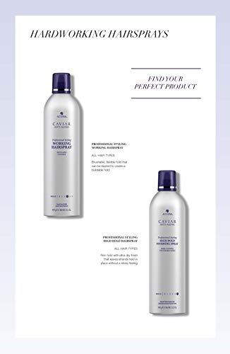 Alterna Caviar Professional Styling Working Hair Spray, Flexible Hold, 7.4-Ounce