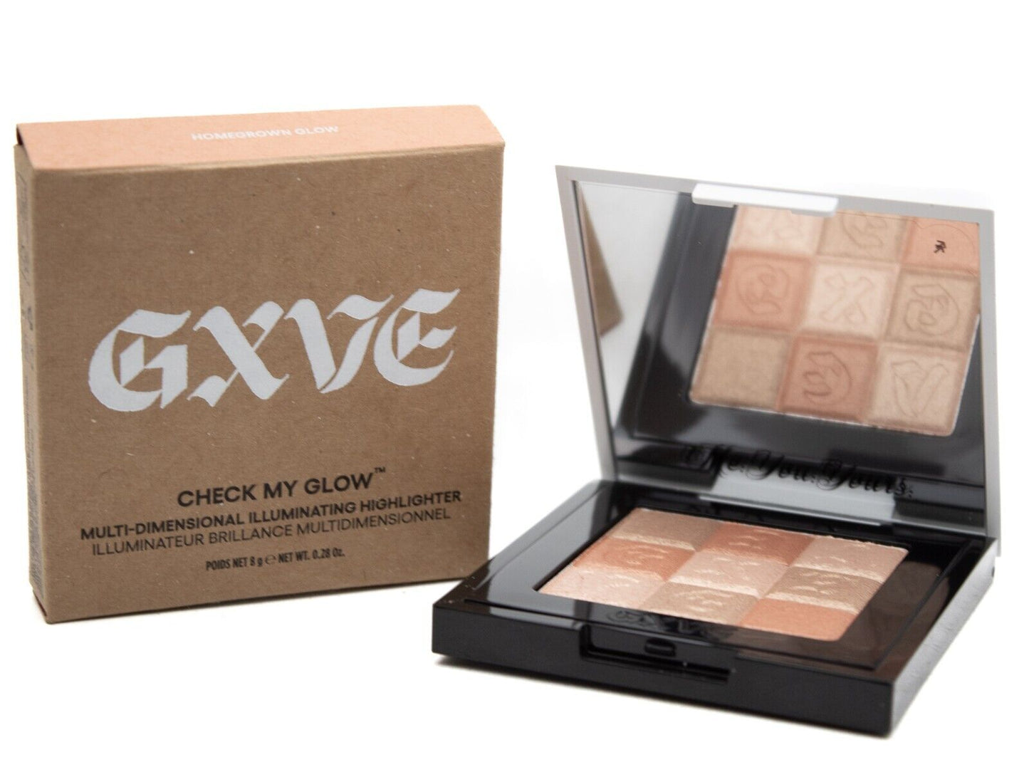 GXVE Check My Glow Multi-Dimensional Illuminating Highlighter, Homegrown Glow