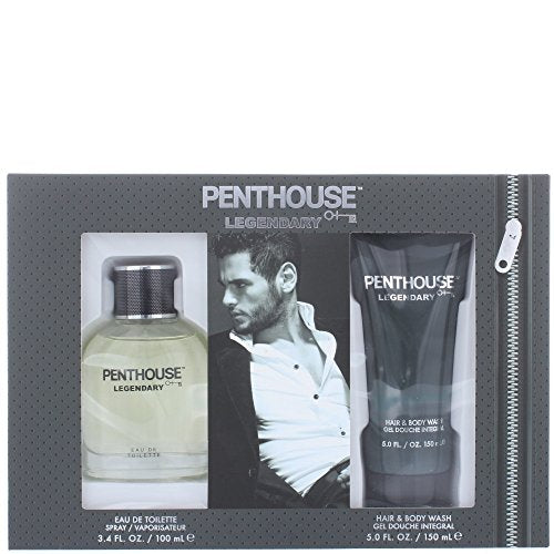 Penthouse LEGENDARY Eau de Toilette 3.4oz and Hair & Body Wash 5 fl oz set