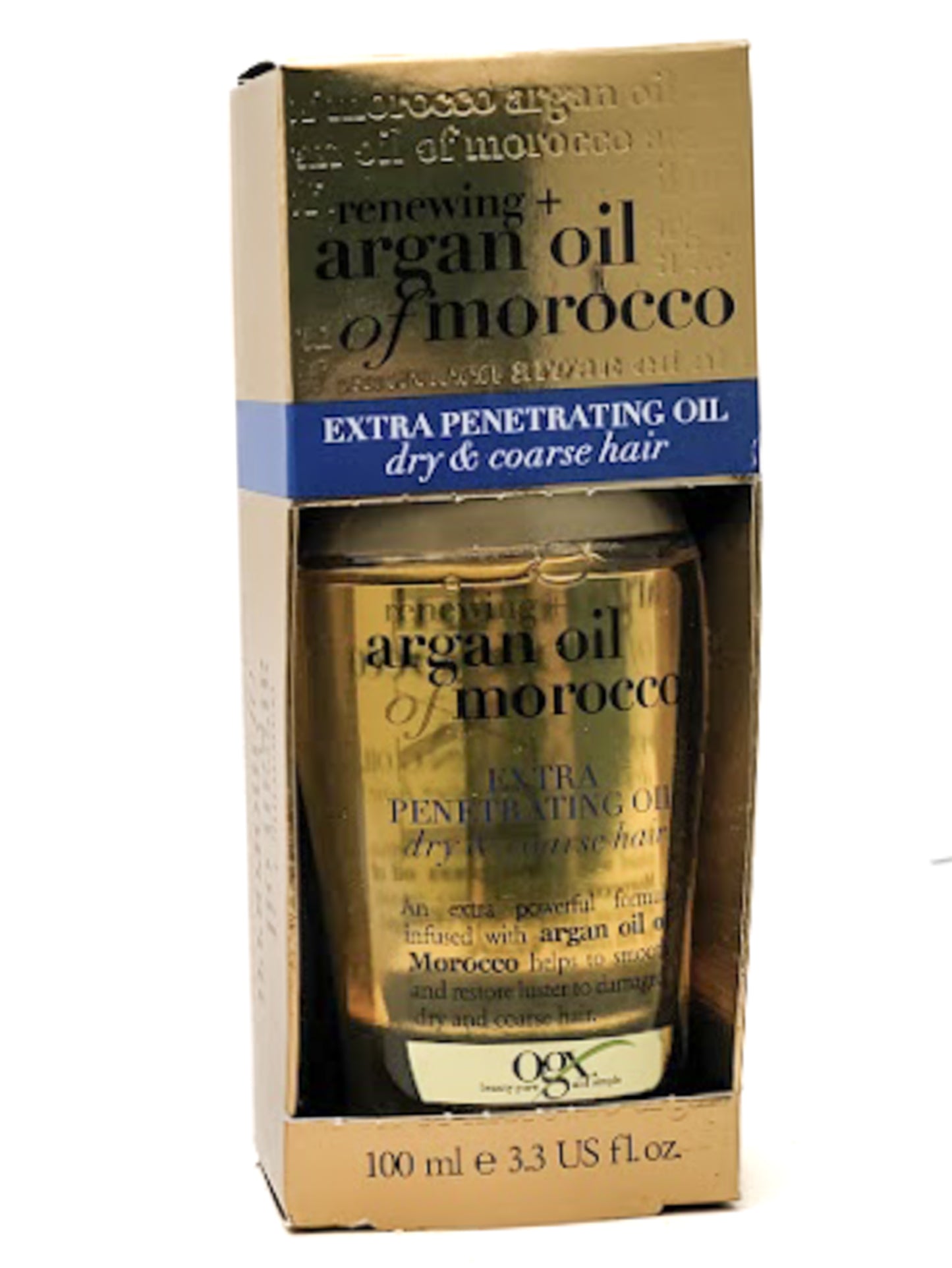 ogx Argan Oil of Morocco Extra Penetrating Oil for Dry & Course Hair 3.3 fl oz