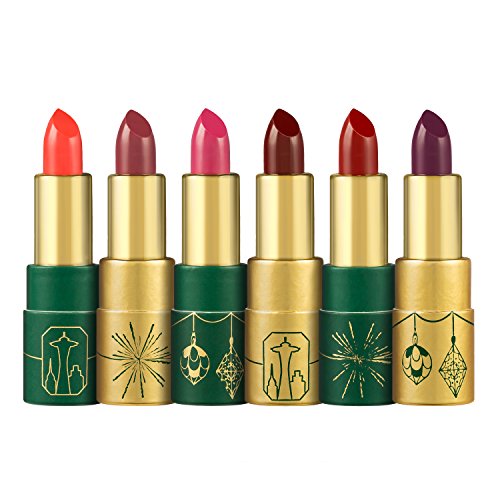 Cargo TRAVEL GEL Lip Color Kit, Semi-Sheer Coverage: Barbados, Manhattan, Bora Bora, Venice, Sicily, Jamaica 6x.07oz