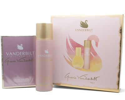 Vanderbilt No1 Gift Set by Gloria Vanderbilt: Eau De Toilette Spray 3.38 fl oz, Deodorant Spray 5 fl oz