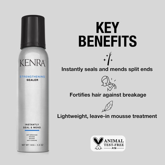 KENRA Strengthening Sealer Anti Breakage Mousse 5 Oz
