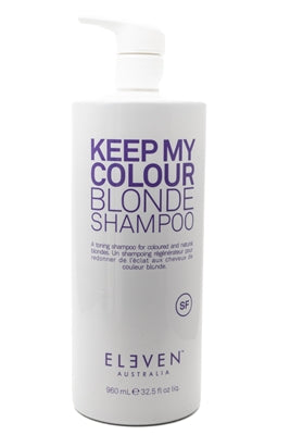 Eleven Australia KEEP MY COLOR BLONDE Shampoo for Colored or Natural Blondes 32.5 fl oz