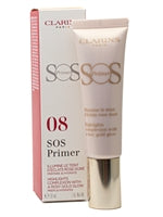 Clarins SOS Primer, Highlights Complextion with a Rosy Gold Glow, 08 Rosy Gold Pearls 1oz