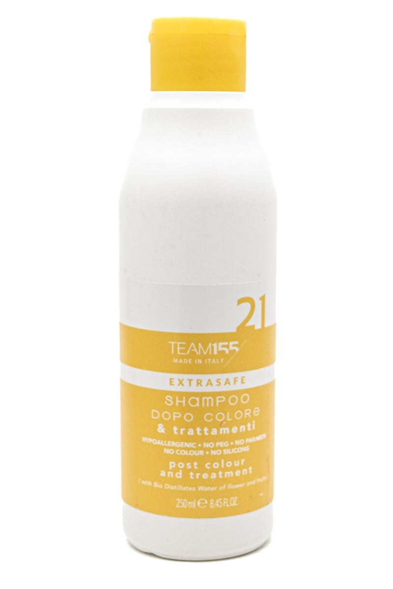 Team 155 EXTRA SAFE 21 Post Colour and Treatment Shampoo 8.45 fl oz