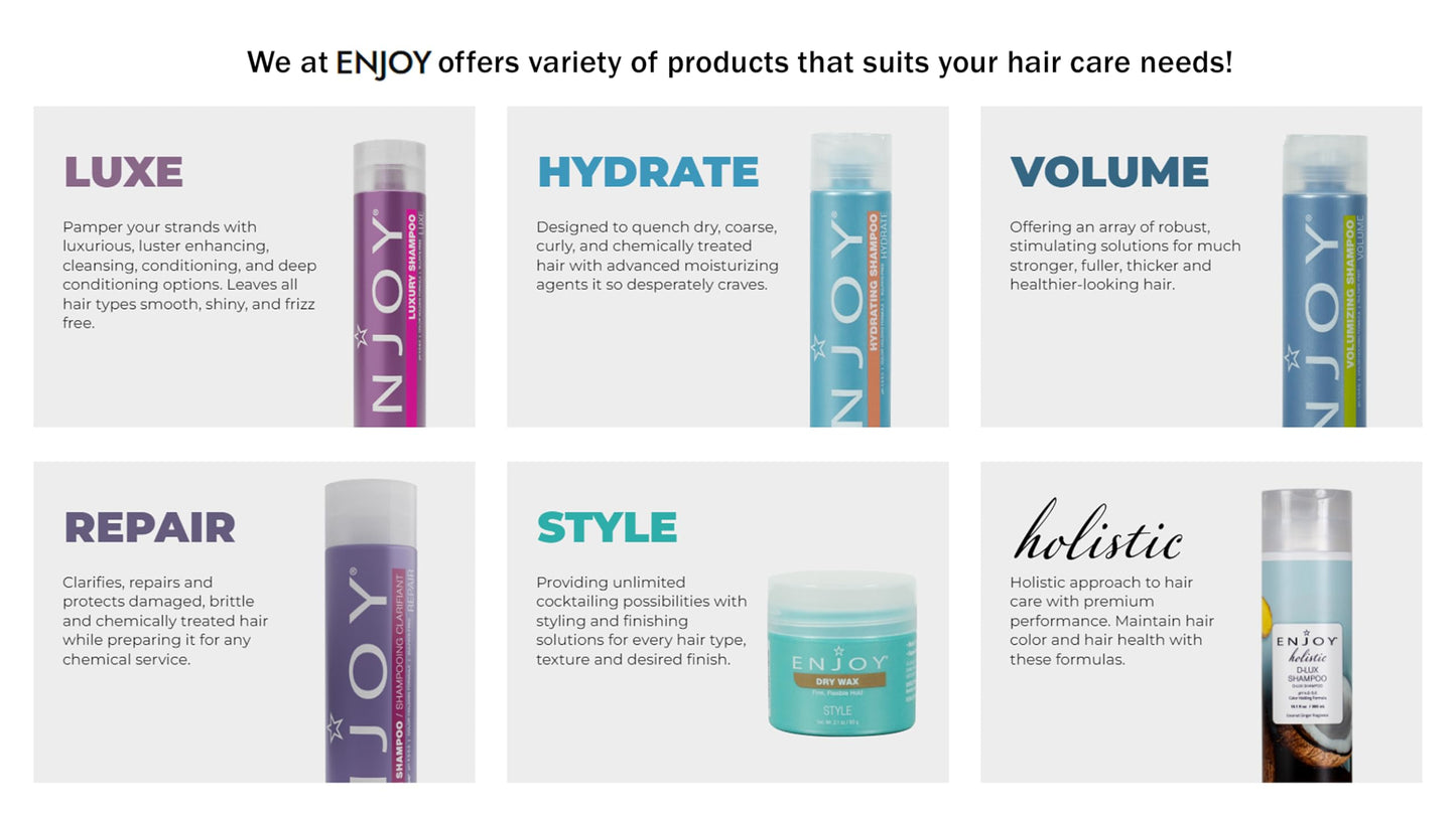 Enjoy VOLUME Sulfate-FreeTherapeutic Volumizing Shampoo 10.1 fl oz