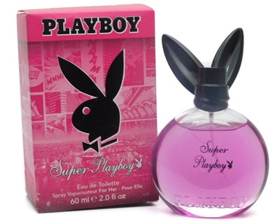 Playboy press to play SUPER PLAYBOY Eau de Toilette For Her 2 fl oz