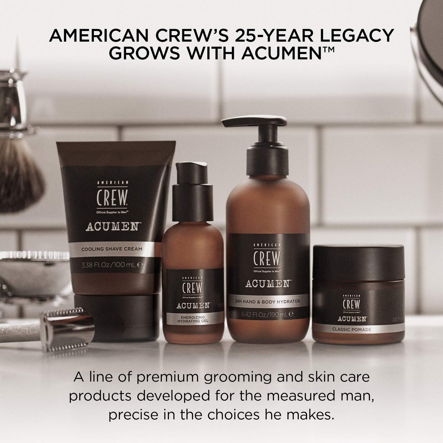 American Crew ACUMEN Cooling Shave Cream 3.3 fl oz
