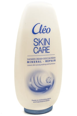 Cleo Skin Care SHOWER CREAM, Mineral - Repair, Leaves Skin Young Looking and Toned 8.45 fl oz