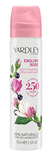 Yardley London for Women Deodorant Body Spray English Rose 2.6 Oz