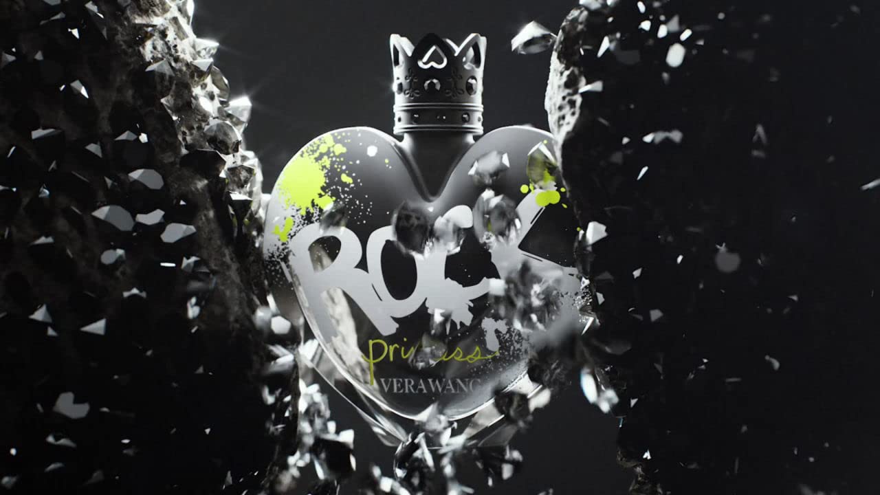 Vera Wang Rock Princess Eau de Toilette 3.4 fl oz (Pack of 1), Notes of Peach, Jasmine, and Vanilla, Women's Fragrance, Long Lasting, Everyday Fragrance, Travel Size