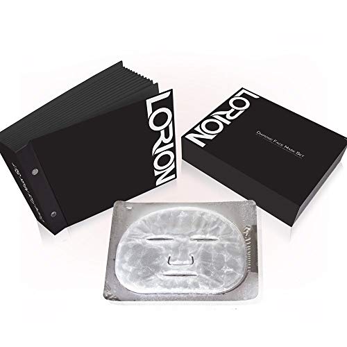 Lorion DIAMOND Face Mask Set with Innovative Gem Powder to Illuminate and Brighten Skin; 12 Masks 2.8oz each