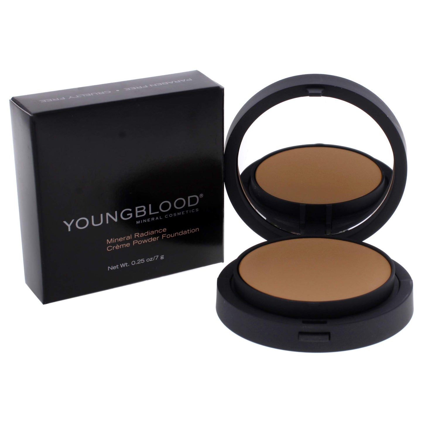 Youngblood MINERAL RADIANCE Creme Powder Foundation, Tawnee .25oz
