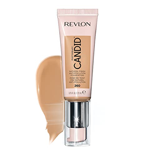 Revlon PhotoReady Candid Natural Finish Foundation, with Anti-Pollution, Antioxidant, Anti-Blue Light Ingredients