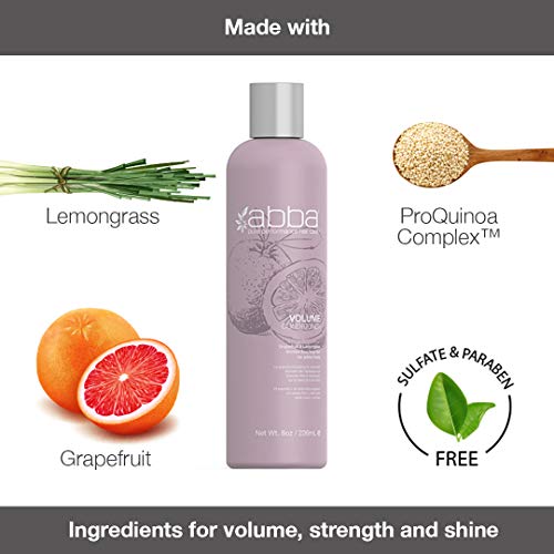 abba VOLUME CONDITIONER Pro Quinoa Complex. Natural Hair Rescue 33.8 fl oz