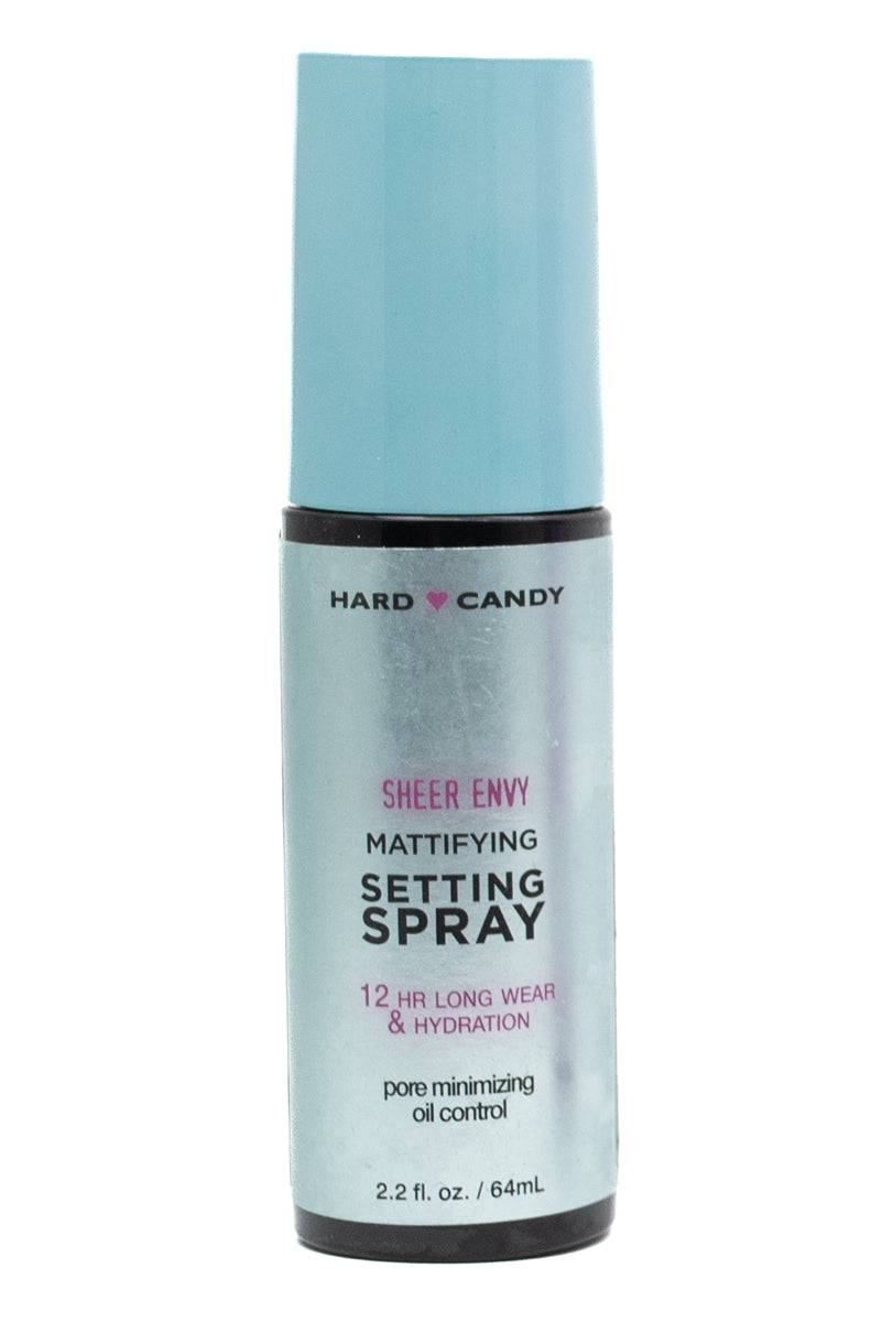Hard Candy SHEER ENVY Mattifying Setting Spray, 12 Hour Wear + Hydration, Pore Minimizing Oil Control 2.2 fl oz