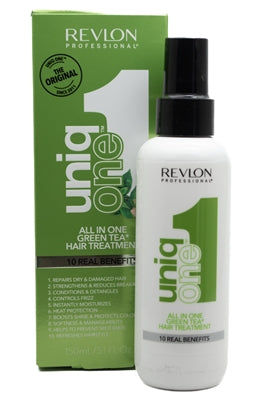 Revlon UNIQ ONE All in One Green Tea Hair Treatment, 10 Real Benefits 5.1 fl oz