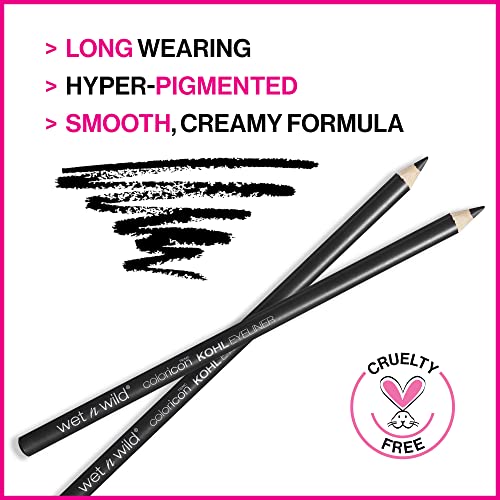 Wet n Wild COLORICON Kohl Eyeliner, Baby's Got Black .04oz