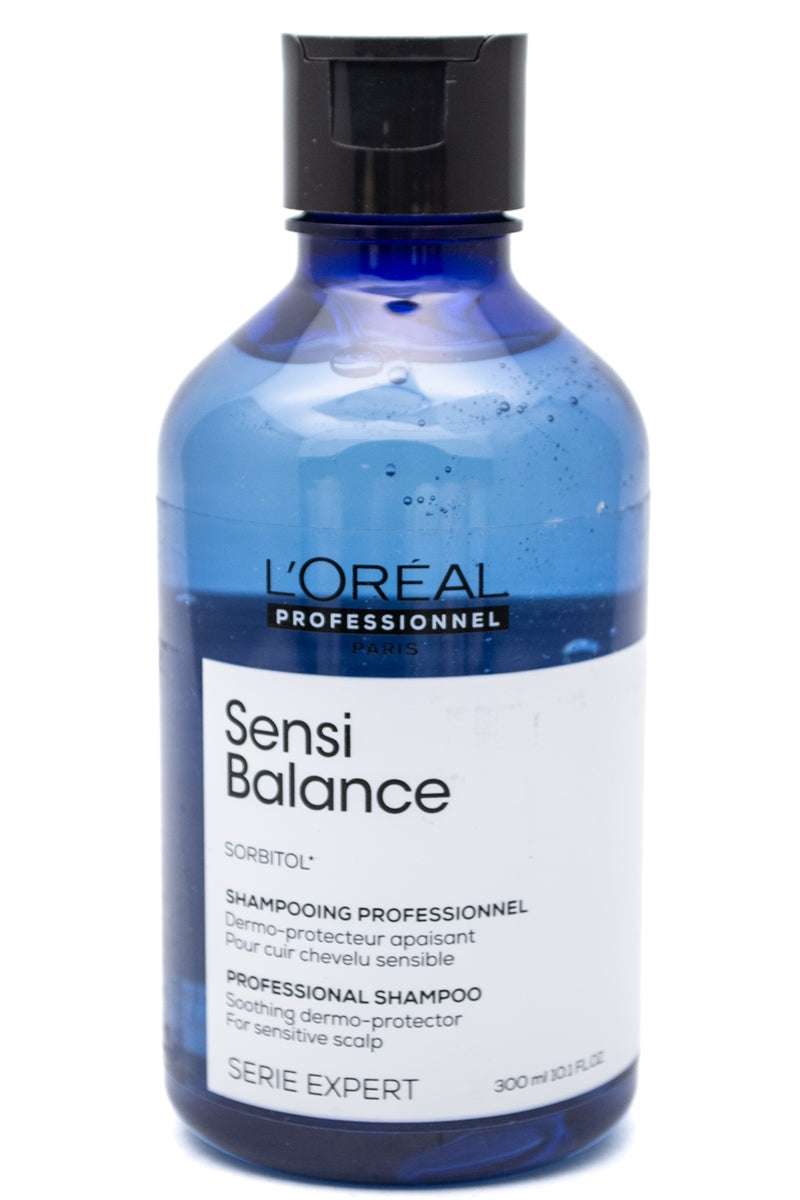 L'Oreal SENSI BALANCE Soothing Dermo Protector Shampoo for Sensitized Scalp, Serie Expert 10.1 fl oz