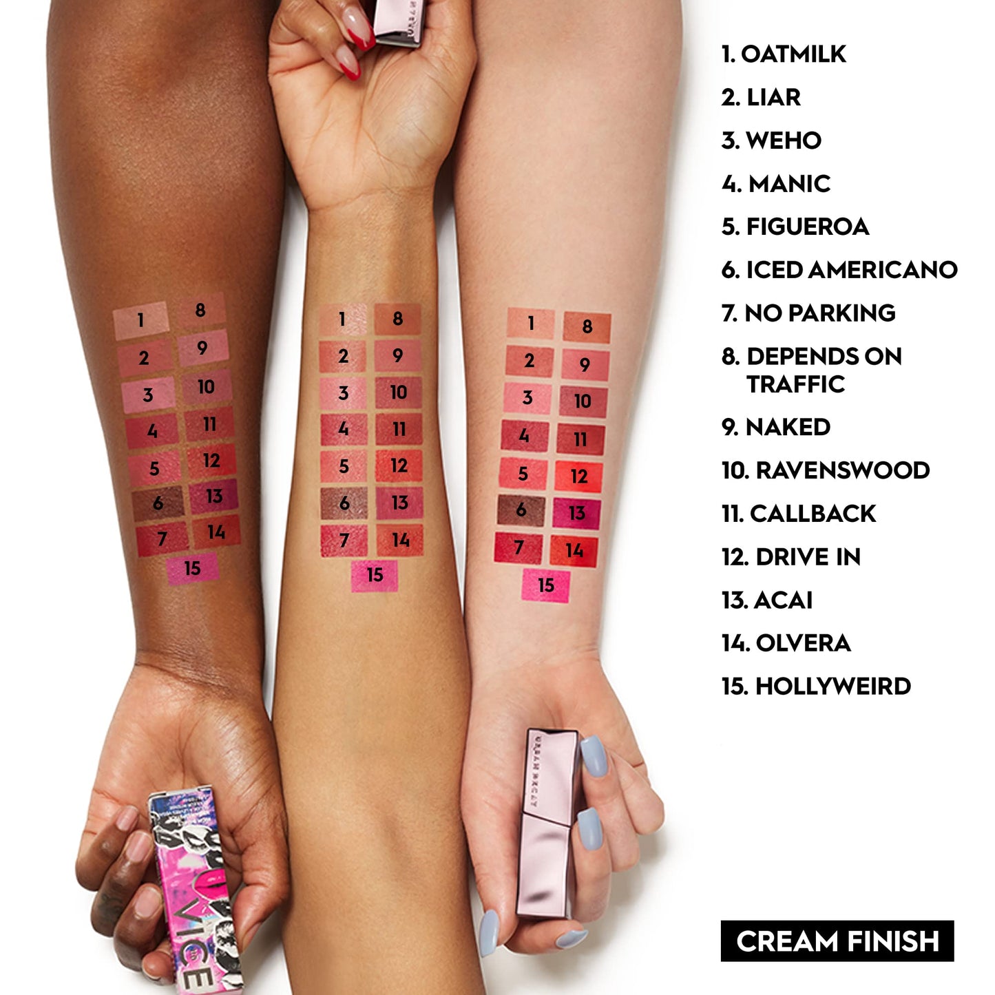 URBAN DECAY Vice Hydrating Lipstick (Naked - Rose Nude - Cream Finish), Creamy Formula