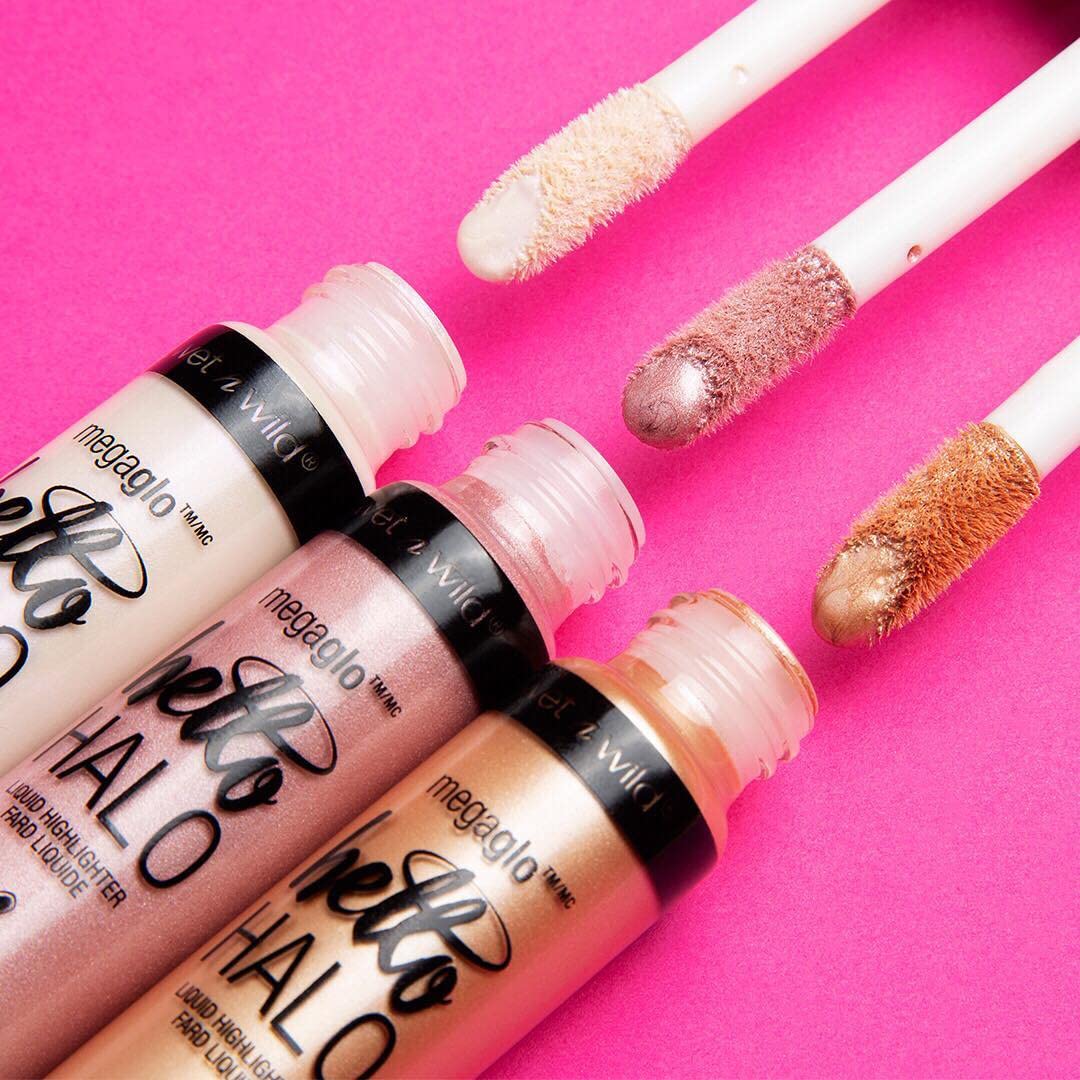 wet n wild MegaGlo Hello Halo Liquid Highlighter, Guilded Glow