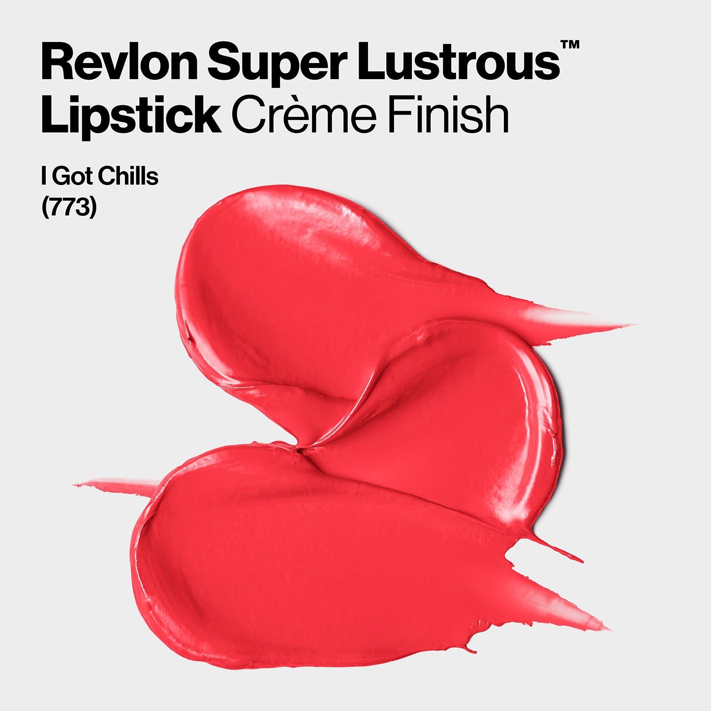Revlon Super Lustrous Lipstick, Creamy Formula For Soft, Fuller-Looking Lips, Moisturized Feel, 773 I Got Chills, 0.15 oz