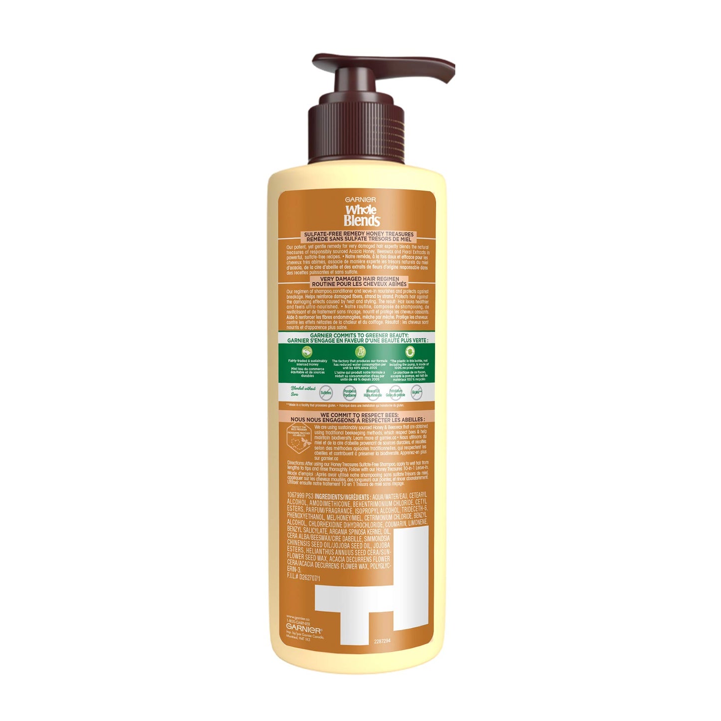 Whole Blends Sulfate Free Remedy Honey Treasures Conditioner