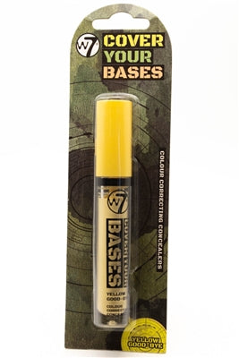 w7 COVER YOUR BASES, Yellow Good Bye Color Correcting Concealer .17 fl oz